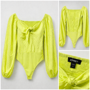 Body blusa Xpress verde limón