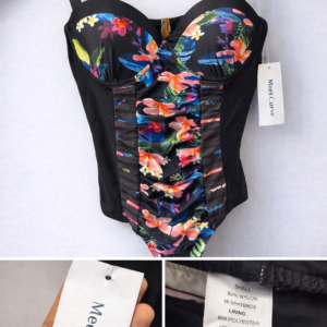 Traje de baño entero floral Meet.Curve talla L